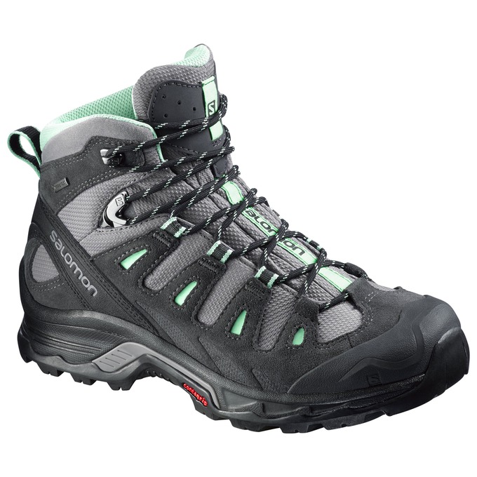 Salomon Israel QUEST PRIME GTX® W - Womens Hiking Boots - Black/Silver (MJGU-32670)